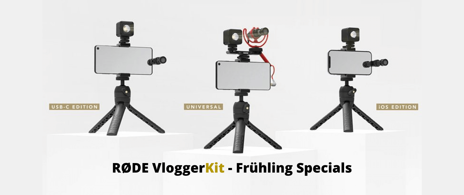 Frühling Specials RØDE Vlogger Kits DLX Audio